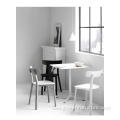 Fast Food Restaurant Panel Wood Square Dining Table